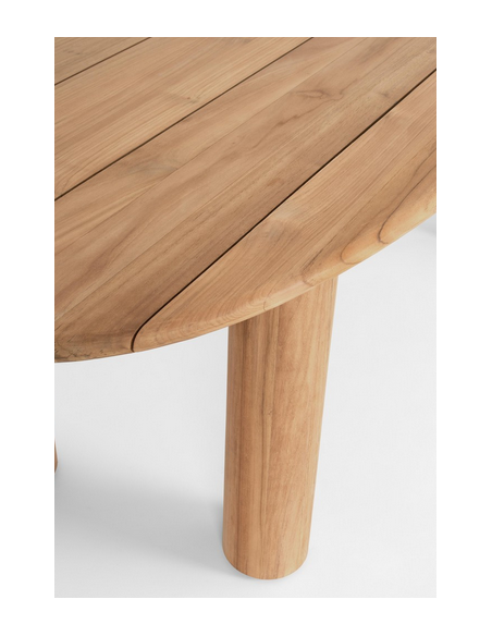 Havebord havemøbler spisebord design moderne træ teak teaktræ organisk