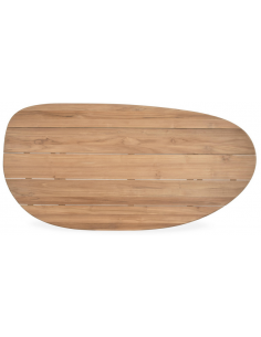 Havebord havemøbler spisebord design moderne træ teak teaktræ organisk 2