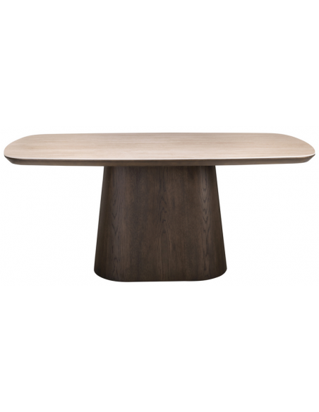 moderne spisebord marmor travertin træ brun stuebord