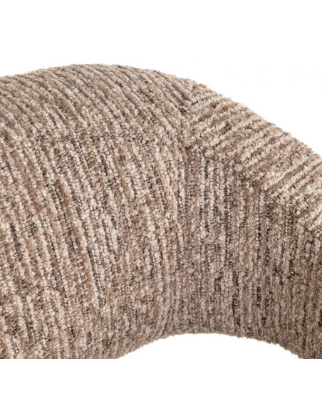 spisebordsstol med armlæn stof tekstil træ design moderne