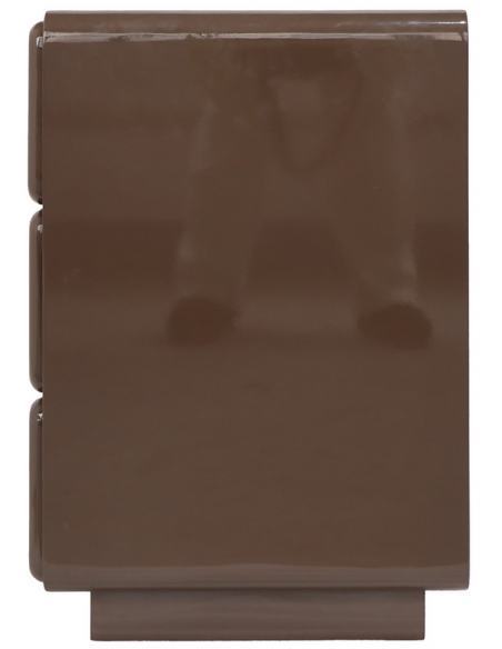 sengebord natbord retro brun design skuffer