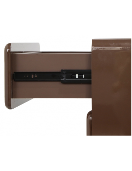 sengebord natbord retro brun design skuffer