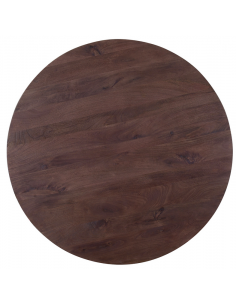 moderne spisebord rundt træ brun stuebord 2