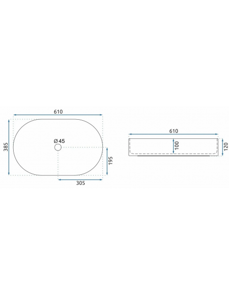 oval håndvask vask bordmonteret bordplade keramik badeværelse marmor