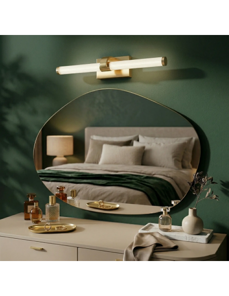 væglampe badeværelseslampe moderne design led soveværelse spejl