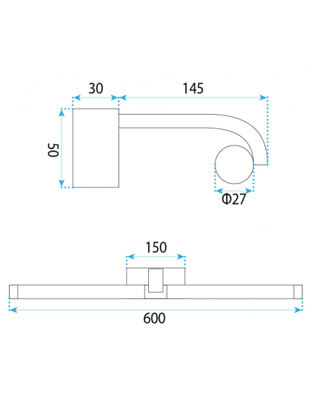 væglampe badeværelseslampe moderne design led soveværelse spejl