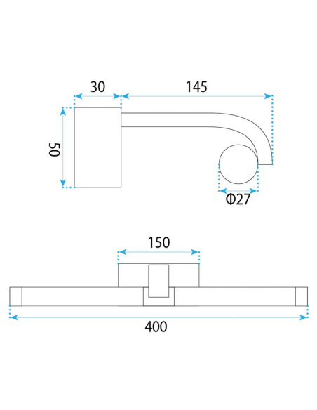 væglampe badeværelseslampe moderne design led soveværelse spejl