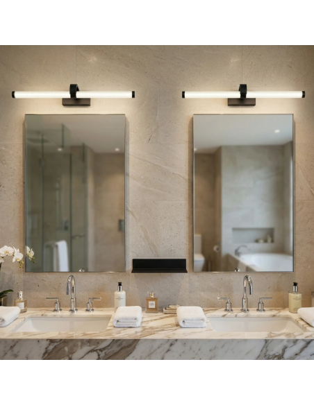 væglampe badeværelseslampe moderne design led soveværelse spejl