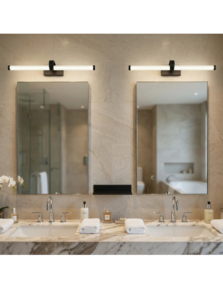 væglampe badeværelseslampe moderne design led soveværelse spejl