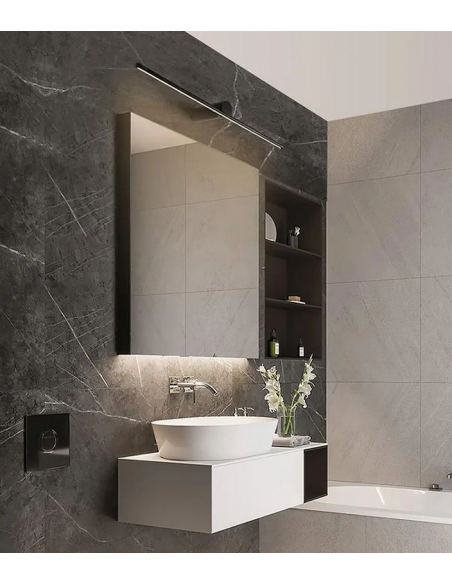 væglampe badeværelseslampe moderne design led soveværelse spejl