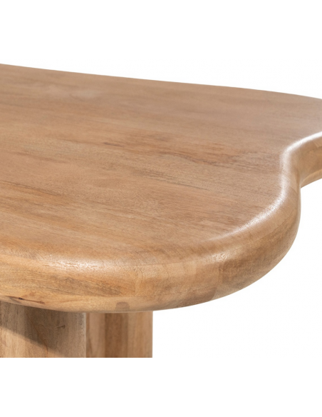 organisk spisebord træ moderne design køkken alrum stuebord