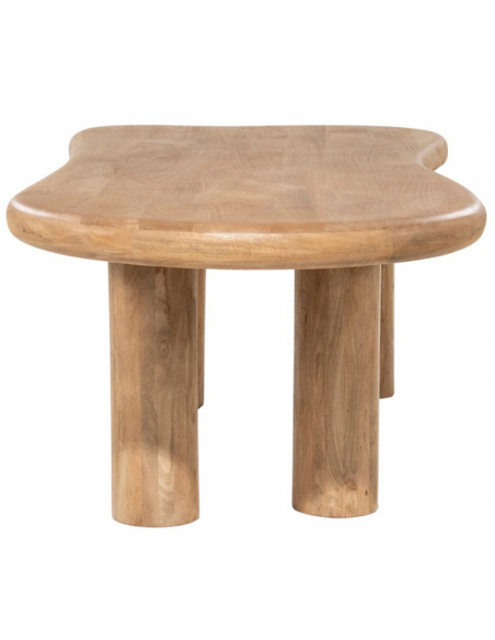 organisk spisebord træ moderne design køkken alrum stuebord