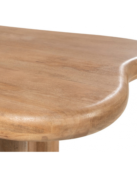 organisk spisebord træ moderne design køkken alrum stuebord