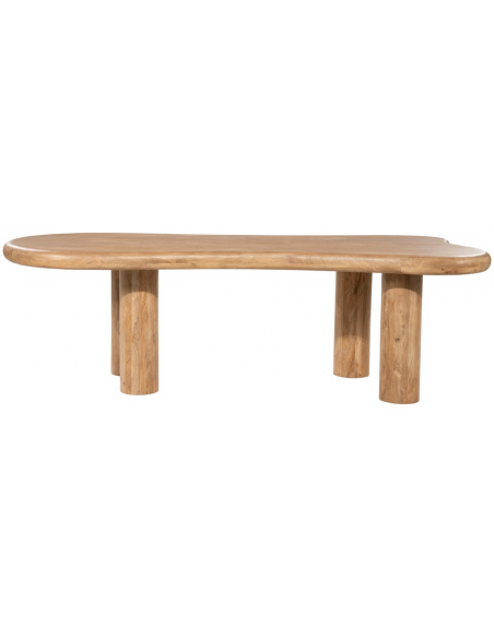 organisk spisebord træ moderne design køkken alrum stuebord