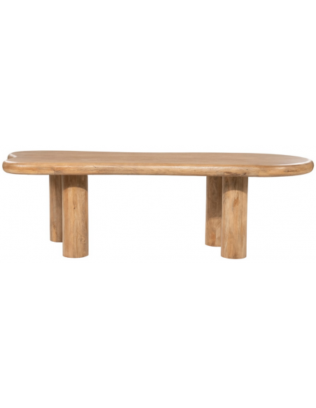 organisk spisebord træ moderne design køkken alrum stuebord