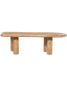 NIGEL Organisk spisebord i mangotræ 250 x 110 cm - Naturbrun