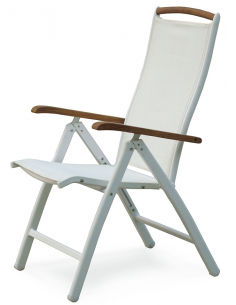 positionsstol havestol teak træ havemøbler