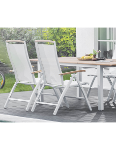 positionsstol havestol teak træ havemøbler 2