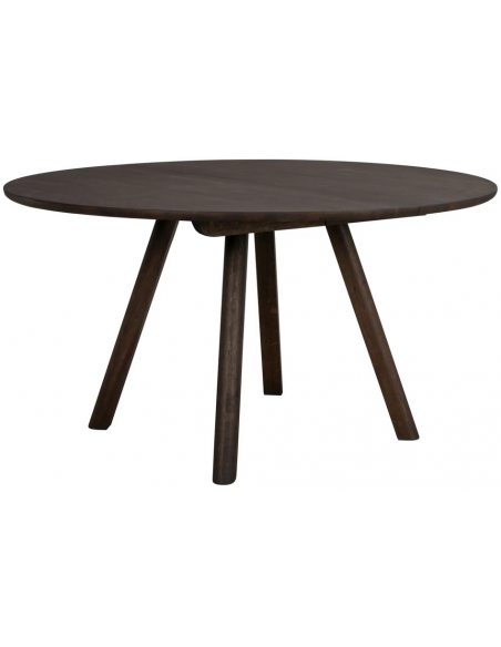 rowico home spisebord i moderne design af egetræ eg rundt runde tillægsplader udtræk