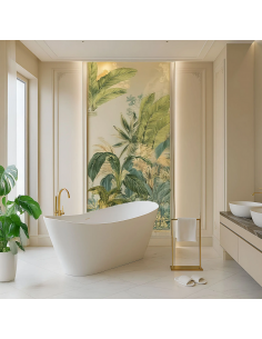 fritstående badekar 170 blank skinnende hvid akryl moderne design