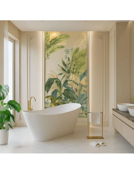 fritstående badekar 170 blank skinnende hvid akryl moderne design