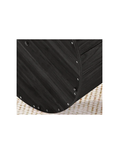 ovalt sort spisebord indretning billigt træ moderne nordisk design