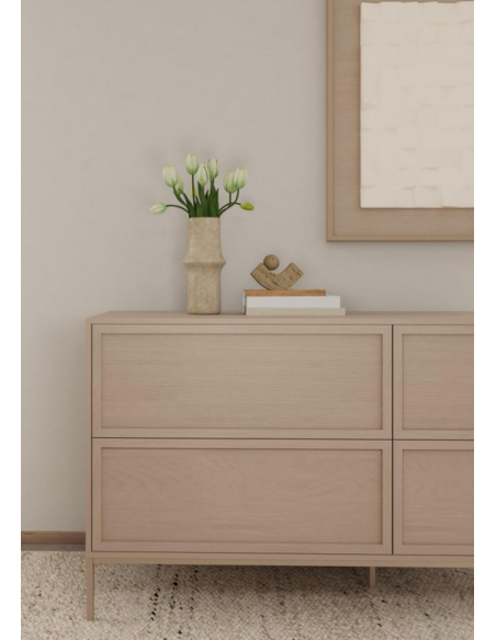 kommode indretning soveværelse skuffer eg