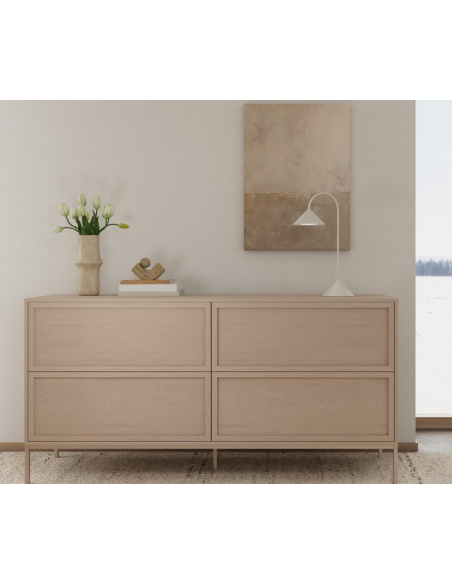 kommode indretning soveværelse skuffer eg