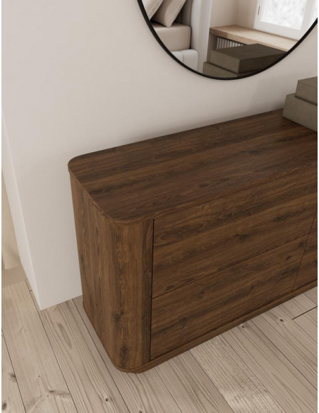 kommode indretning soveværelse skuffer eg