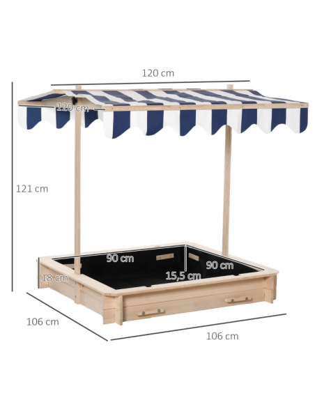 sandkasse udendørs legetøj udeleg børneleg børnelegetøj haveleg