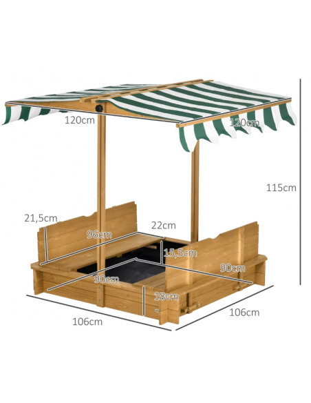 sandkasse udendørs legetøj udeleg børneleg børnelegetøj haveleg