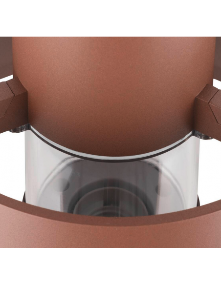 Bedlampe led udendørslamper havelamper indkørsel brun rust corten e27