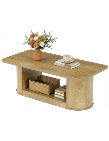 sofabord træ moderne design indretning opbevaring hylde