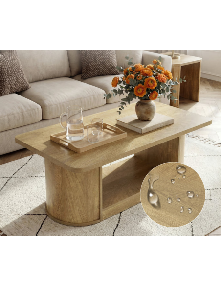 sofabord træ moderne design indretning opbevaring hylde