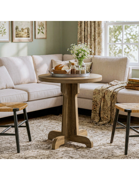 rundt små lille spisebord indretning billigt træ moderne nordisk design