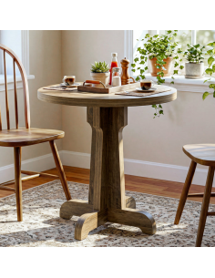 rundt små lille spisebord indretning billigt træ moderne nordisk design 2