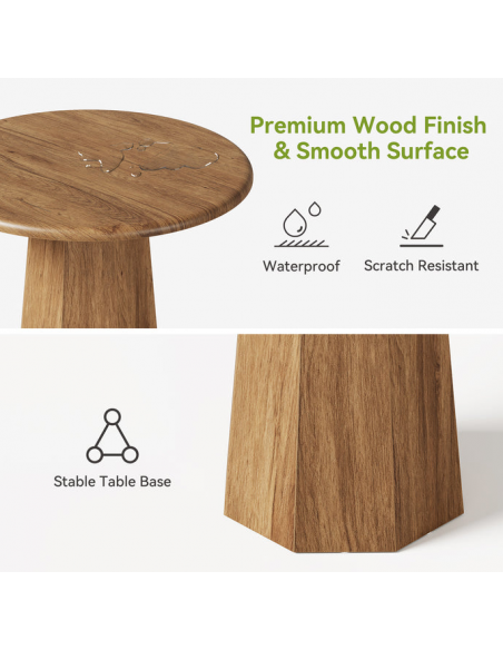 rundt små lille spisebord indretning billigt træ moderne nordisk design