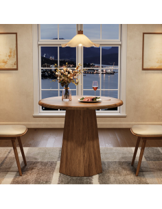 rundt små lille spisebord indretning billigt træ moderne nordisk design 2