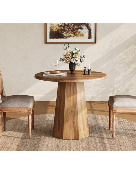 rundt små lille spisebord indretning billigt træ moderne nordisk design