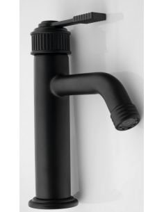 Armatur til håndvask mat sort badeværelse vandhane design 2