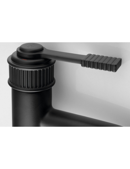 Armatur til håndvask mat sort badeværelse vandhane design