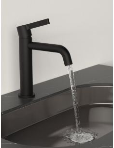 Armatur til håndvask sort badeværelse vandhane design 2