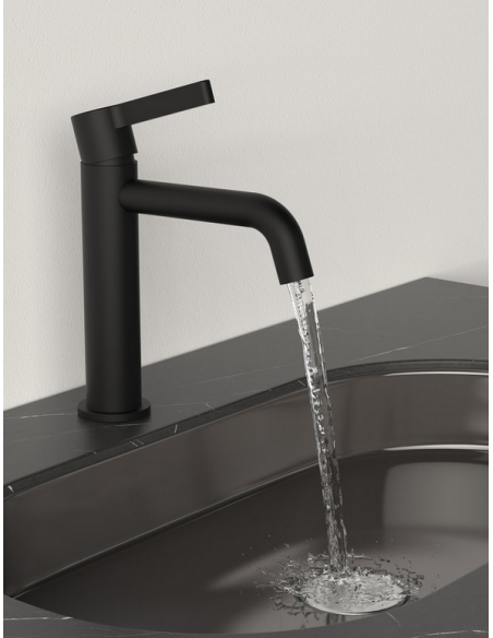 Armatur til håndvask sort badeværelse vandhane design