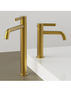 Armatur til håndvask guld badeværelse vandhane design 2