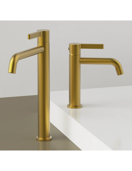 Armatur til håndvask guld badeværelse vandhane design