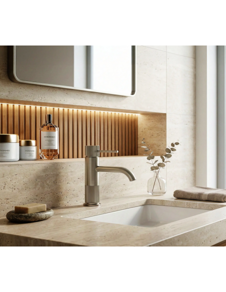 Armatur til håndvask Krom badeværelse vandhane design