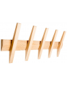 HOIGAARD Tangent knagerække i træ H24 x B64 x D8 cm - Natur