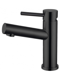 Armatur til håndvask badeværelse vandhane design sort