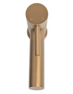 Armatur til håndvask badeværelse vandhane design messing 2