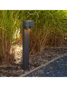 Bedlampe led udendørslamper havelamper indkørsel grå mørkegrå gu10 2